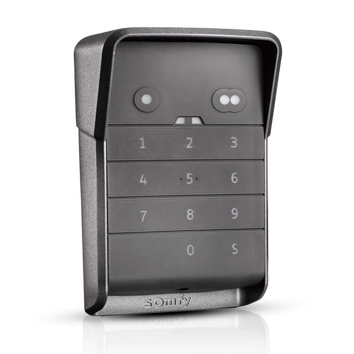 Pulsador codificado vía radio Somfy Keypad 2 io premium