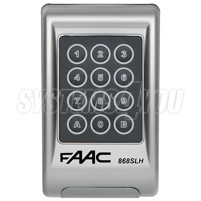 Pulsador codificado vía radio FAAC KP 868 SLH